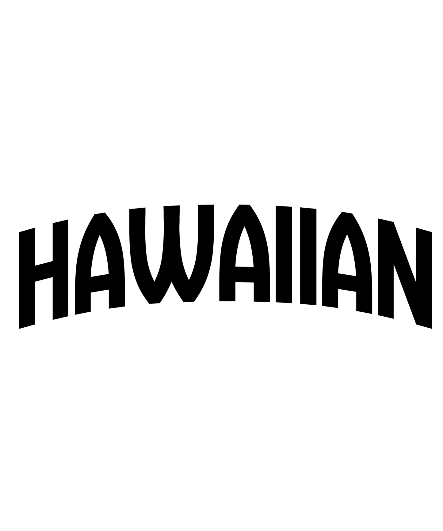 HAWAIIAN DECAL